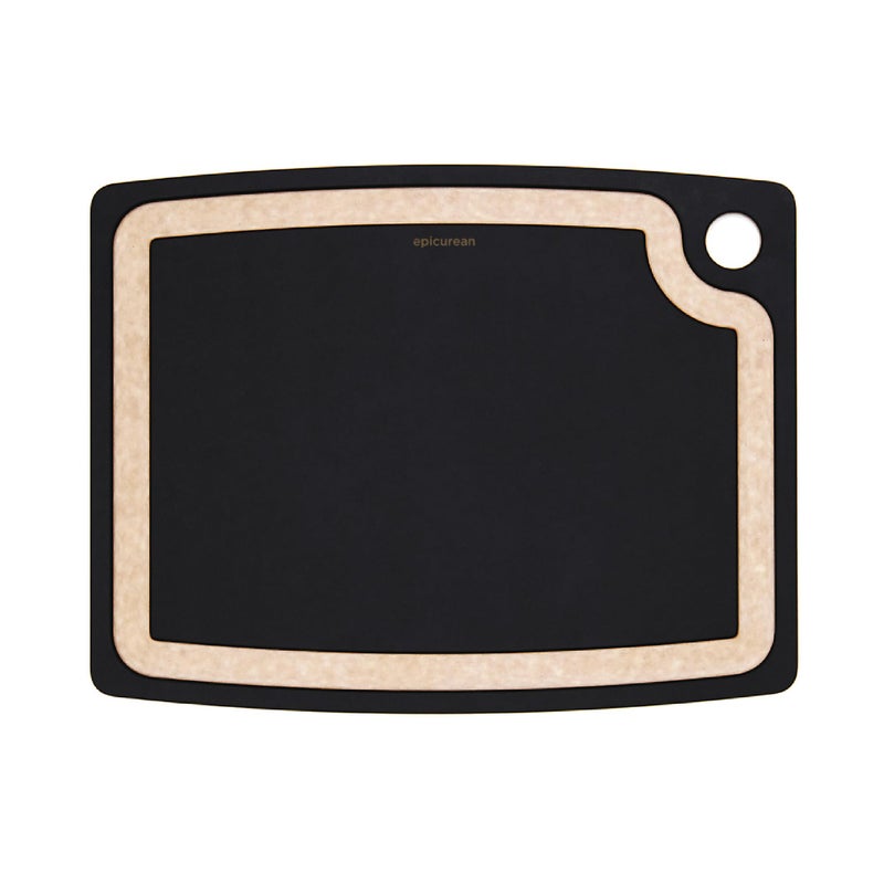 Epicurean Gourmet Series Cutting Board with Juice Groove 14.5-Inch by 11.25-Inch, Slate/Natural - Image 1